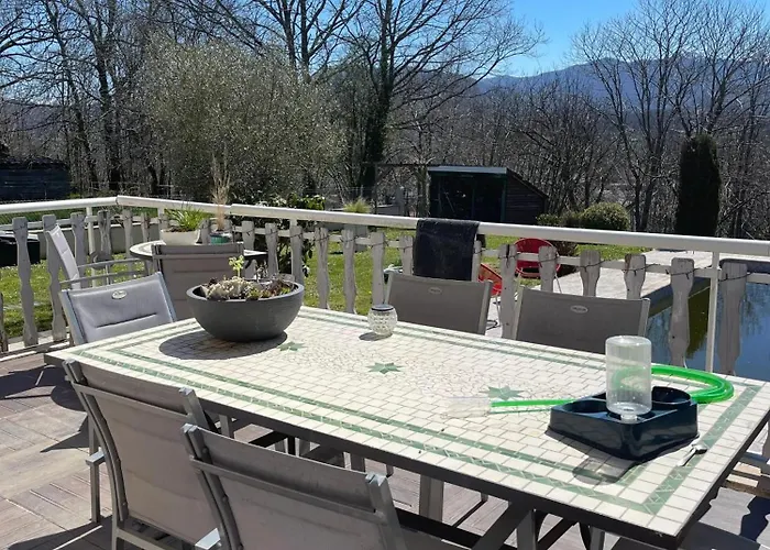 Spacieuse Avec Piscine Privee A 빌라 Saint-Laurent-de-Neste